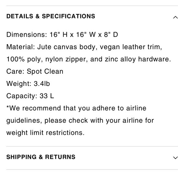 Beis The Convertible Mini Weekender in Black - Picture 6 of 10